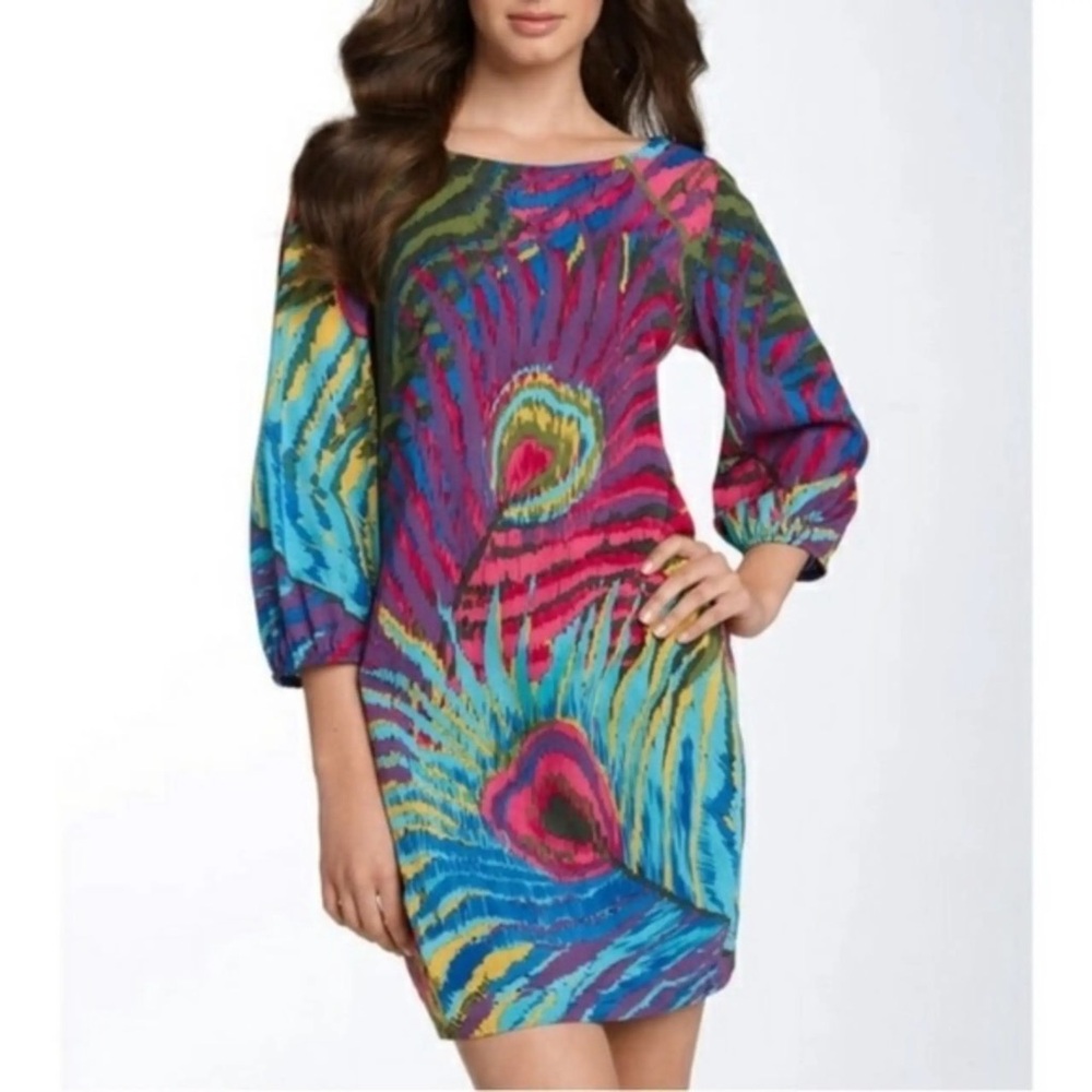Trina Turk peacock print 🦚